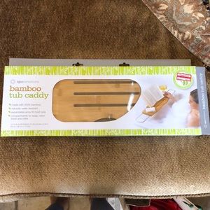 Bamboo tub caddy